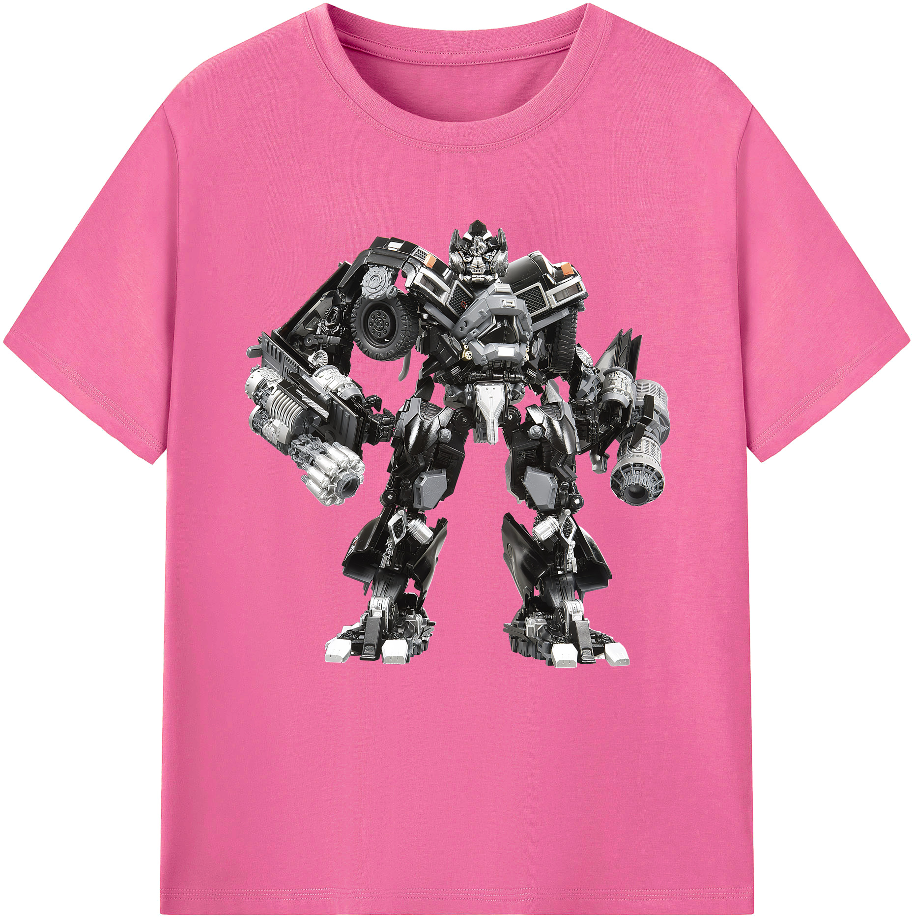 （画像用） Transformers トランスフォーマー レディースカジュアルプリントTシャツ（綿100％）